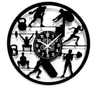 Instant Karma Clocks | Horloge Murale Gym | Design Fitness Gym | Idée Cadeau pour Les Amateurs de Sport