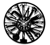 Instant Karma Clocks | Horloge Murale Outils de Travail | Conception de Charpentier Artisan | Décoration Atelier