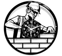 Instant Karma Clocks | Horloge Murale Outils de Travail | Design pour maçon | Décoration Atelier Chantier