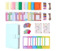 Instant Kit d'accessoires pour appareil photo compatible avec Fujifilm Instax Mini 9, 8, 11, 12, 70, 90, avec mini album photo, cadres de film, cadres muraux, autocollants de border (vert)
