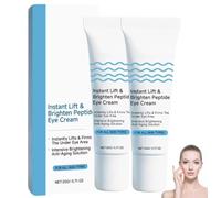 Instant Lift & Brighten Peptide Eye Serum, 20 g Crème Anti Cernes Et Rides Instantané, Anti Cerne Homme Et Femme, Anti Poche Sous Les Yeux, Gel Liftant Instantané, Removes Bags, Dark Circles (2PC)