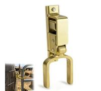 Instant Locking Gate Latch, Heavy Duty One Hand Gate Latch, Automatic Spring Lock, Rust-Resistant Metal Gates Lock for Outdoor Fence, Farm, Ranch, Backyard, Easy Installation (1pc)