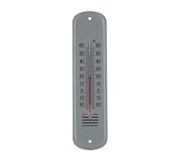 INSTANT NATURE-Thermomètre extérieur en métal gris Instant Nature 10030 - 19 cm