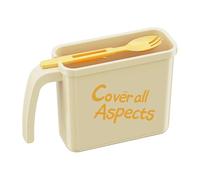 Instant Ñoodle B́owl Soupe portable, récipient avec fourchette, couvercle réutilisable, | Bol de voyage avec grande capacité pour dortoir, maison, appartement, extérieur, train, pique-nique