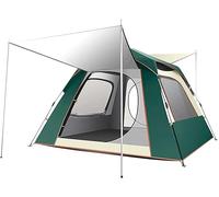 Instant Pop-up Camping Tent for 3-8 People Lightweight Tent Waterproof Double LayeFamily Tent with Carrying Bag for Outdoor Camping Hiking Climbing Fishing (Dark Green 5~8 Person) Beautiful Scenery