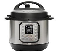 Instant Pot Duo 30 - 7 en 1, Autocuiseur Intelligent - Fonctions , Autocuiseur, Mijoteuse, Cuiseur à Riz, Poêle à Rissoler, Yaourtière, Cuiseur Vapeur et Chauffe-Plat - 3 L, Acier inoxydable