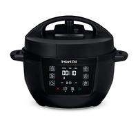 Instant Pot Multicuiseur, 3,8 L, cuiseur intelligent 7 en 1 - Autocuiseur, mijoteuse, cuiseur à riz, sauteuse, yaourtière, cuiseur vapeur et réchauffeur d'aliments - Noir