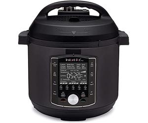 Instant Pot Pro 8, Autocuiseur Électrique Multifonction 10-en-1 - Autocuiseur, Cuiseur à Riz, Cuiseur Vapeur, Stérilisateur, Yaourtière, Sous-Vide - Acier Inoxydable Noir - 1200W, 7.6L
