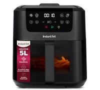 Instant Pot Vortex Compact Noir - Friteuse à air chaud 5 l, format familial, 4 en 1 - Air Fryer, séchage, cuisson, réchauffage, revêtement antiadhésif, facile à nettoyer, lavable au lave-vaisselle