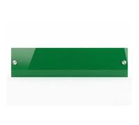 Instant Project Pare-Chocs Mural Vert en Acrylique 60x14 cm - Protection Murale Rigide 3 mm Anti-Rayures pour chaises, idéale pour Salle d’Attente, Bureau et Habitation (1, 60 x 14)