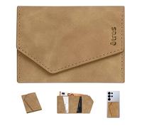 Instant Project Portefeuille slim magnétique pour smartphone personnalisé, porte-cartes RFID compact, mini portefeuille fin avec porte-cartes de crédit et carte bancaire, carte titulaire de poche 6