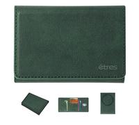Instant Project Portefeuille Slim Magnétique Smartphone Personnalisé 5 Poches Compact RFID, Mini Wallet, Porte-Cartes de Crédit Mince avec Poche Billets, Carte Titulaire 7 Cartes, vert, 7x10 cm
