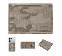 Instant Project Portefeuille Slim Magnétique Smartphone Personnalisé 5 Poches Compact RFID, Mini Wallet, Porte-Cartes de Crédit Mince avec Poche Billets, Carte Titulaire 7 Cartes, gris, 7x10 cm