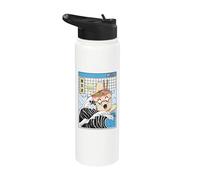 Instant Ramen Nouilles Surfing Japanese Wave Vaporwave Kawaii Stainless Steel Insulated Water Bottle