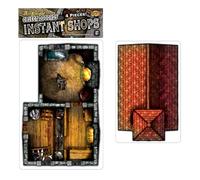 Instant Shops - Lot de 4 pièces de magasin et de terrain double face pour débutants et maîtres identiques - Objets de jeu de rôle pour donjons et dragons - Accessoires de cartes immersifs pour RPG DnD