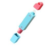 Instant Stain Remover Pen, Stylo Detachant Textile avec Brosse, Stylo Blanchissant Double Embout, Détachant Sans Rinçage, Détachant Instantané 3 Secondes, Élimine Taches Huile, Nourriture (Bleu)