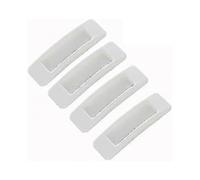 Instant Sticker Drawer Handle Auxiliary Helper Kitchen Cabinet Door Window Handle Sticker Practical Opening Self-Adhesive Handles, 4 Pieces (White)
