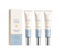 Instant Temporary Eye Tightener, Peptide Lifting Eye Cream, Crème Tenseur Yeux Immédiat Contre les Poches, Instant Lift Eye Gel pour Peau Relâchée, Soin Visage Anti-Rides Regard Fatigué Femme, 3pc