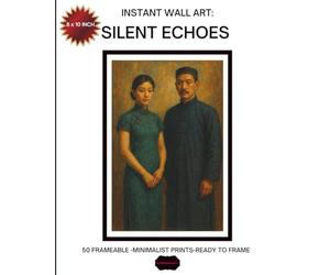 Instant Wall Art: Silent Echoes: 50 Minimalist Prints in Soft Earth Tones - Ready to Frame 8x10 Poster Book for Modern Home Decor