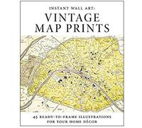 Instant Wall Art - Vintage Map Prints
