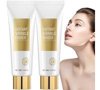 Instant Wrinkle,2PCS Skin Firming Cream,Women Wrinkle Remover Serum,Skin Tightening Moisturizer,Anti-Wrinkle Anti-Aging Cream for Face and Body,Reduces Fine Lines and Wrinkles,for All Skin Types
