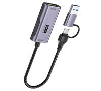 Instants Configurations Enregistreurs vidéo USB C 4K60Hz HDTV vers USB 3.0 Conversion pour podcasts esports et création de contenu de plateformes multiples en alliage d'aluminium HD Captures vidéo