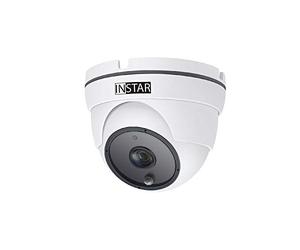 INSTAR IN-8003 Full HD (version PoE) blanc / caméra IP / ONVIF / caméra de sécurité / LAN et PoE / PIR / WDR / détection de mouvement / vision nocturne / grand angle / microphone