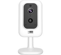 INSTAR IN-8401 2K+ Blanc - caméra de Surveillance LAN/Wi-FI avec IA (AI) - caméra IP - WPA3 - WiFi 2,4 et 5 GHz - Audio - PIR - capteur Thermique - Vision Nocturne - LED 940nm - HomeKit - MQTT