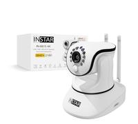 INSTAR IN-8815 4K caméra intérieure Blanche, Wi-FI/LAN/PoE, caméra IP PT motorisée, HomeKit, détection IA de Personne, Vision Nocturne IR, Audio bidirectionnel, E/S Alarme, Sortie Audio, MQTT, WPA3