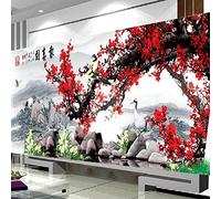 Instarry 5D Broderie Diamant Kit Complet Grand Format Fleur de Prunier Tableau Decoration Murale 120x50 cm