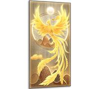 Instarry 5D Diamond Painting Grand Format Phénix Doré Home Décoration 120x60 cm