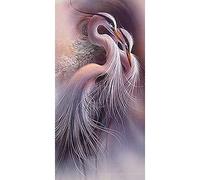 Instarry 5D Kit Broderie Diamant Complet Oiseau d'Eau Tableau Decoration Murale 120x60 cm