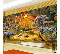 Instarry DIY 5D Broderie Diamant Kit Complet Animaux d'Afrique Aesthetic Room Decor 100x40 cm