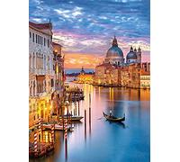 Instarry DIY 5D Diamond Painting Kit Complet Paysage de la Ville de Venise Decoration Murale Salon Moderne 75x50 cm