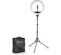Instarter Anneau Lumineux Sur Pied Noir 180° Ring Light Bicolore 60 W Lampe Led Circulaire Éclairage Annulaire Support Smartphone Youtube Live Stream Maquillage