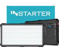 Instarter Lampe Vidéo LED 10 W RGB Éclairage aimantée Lumière magnétique Bi-color Contrôle via application – Diffuseur Fonction powerbank Streaming TikTok YouTube Accessoires photographie