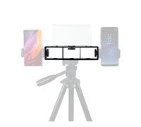 Instarter Rail de Fixation All Star Bracket - 203 x 80 x 25 mm / 3 kg Max. - avec 6 filetages, 3 vis, 2 Sabots Flash - pour Appareil Photo, éclairage LED, téléphone Portable, Microphone sur trépied