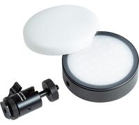 Instarter Spectar Mini-lampe LED aimantée Ronde RGB Rotule 1/4" – Lumière magnétique pour Smartphone Autonomie 2h 3.200-7.500 K Vlog Éclairage Vidéo 9 Effets YouTube Vlogs TikTok Streaming Photo