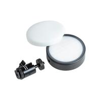 Instarter Spectar Mini-Lampe LED aimantée Ronde RGB Rotule 1/4" - Lumière magnétique pour Smartphone Autonomie 2h 3.200-7.500 K Vlog Éclairage Vidéo 9 Effets Youtube Vlogs TikTok Streaming Photo