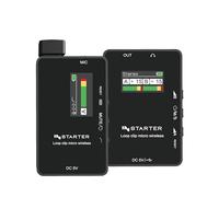 Instarter système lavalier sans Fil avec Micro intégré, 1 émetteur et 1 récepteur, portée 50 m, Connexion USB-C et autonomie 6 h, idéal pour Enregistrement sur Mobile, Tablette et PC