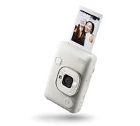 instax Appareil Photo instantané Hybride Mini LiPlay Blanc Vaporeux avec écran LCD arrière de 2,7 Pouces, Emplacement pour Carte Micro SD, Chargement USB Type-c, Film Vendu séparément