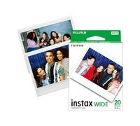 instax Fuji Instax Mini Wide Twin, Blanc, 20 Shot