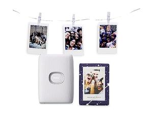 INSTAX Limited Edition Mini LINK2 Smartphone Printer Bundle, Clay White