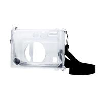 Instax Mini EVO-Étui en PVC cristal transparent,coque de protection,sac pour appareil photo,sangle initiée - Type EVO crystal shell
