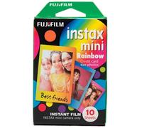 instax mini insant film, Rainbow border, 10 shot pack, suitable for all instax c