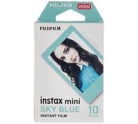 instax mini instant film, Blue border, 10 shot pack, suitable for all instax min
