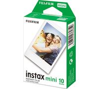 instax mini instant film, white border, 10 shot pack, suitable for all instax mi