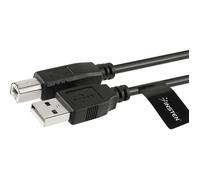 INSTEN® [3 mètres-3m] Câble USB Type A vers USB Type B Pour Imprimante Scanner Canon Epson HP, Noir