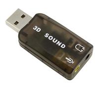 INSTEN® Adaptateur Convertisseur Clé Clef USB Mâle vers Prises Audio Jack 3,5mm et Microphone Femelles Son Stéréo 3D Pour PC Ordi...