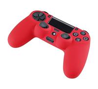 Insten® Housse Coque Étui De Protection En Silicone Pour Manette Pad Joystick Dual Shock Sony Playstation 4 (Ps4), Rouge